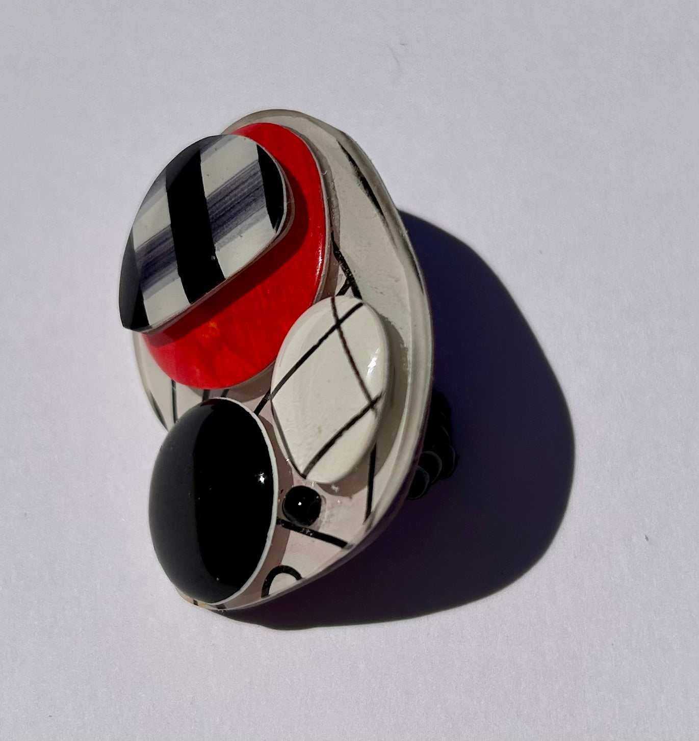 Black and White Ring