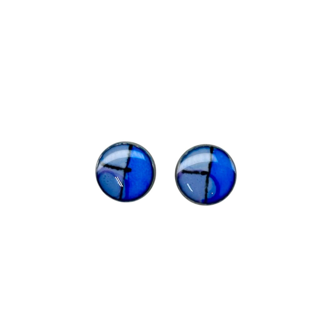 Studs- Blue & Blue