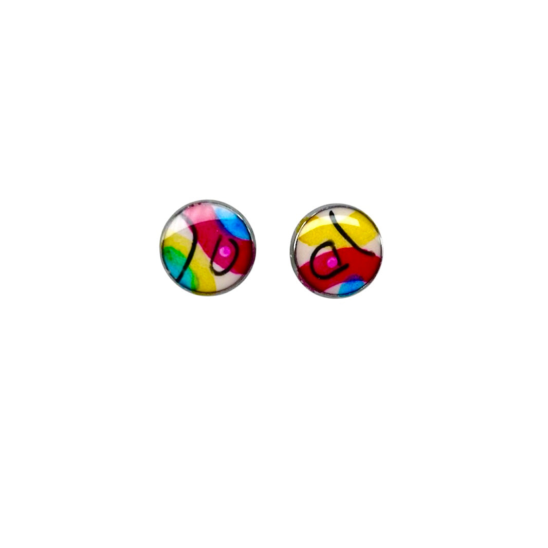 Studs- Yellow & Red