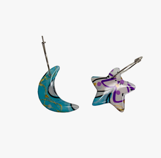Star and Moon Hoops