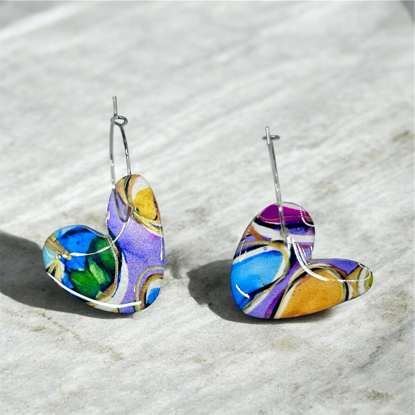 Small Heart Hoops